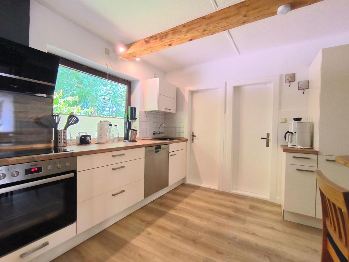 Ferienwohnung Zwischen Den Meeren - Schoene Und Gemuetliche Fewo Mit Garten Dorpstedt Exterior photo